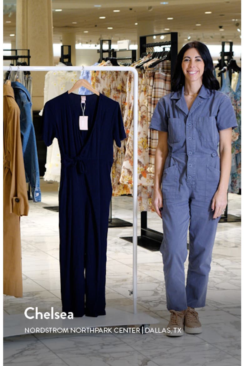 Lucia Maternity & Nursing Wrap Jumpsuit video