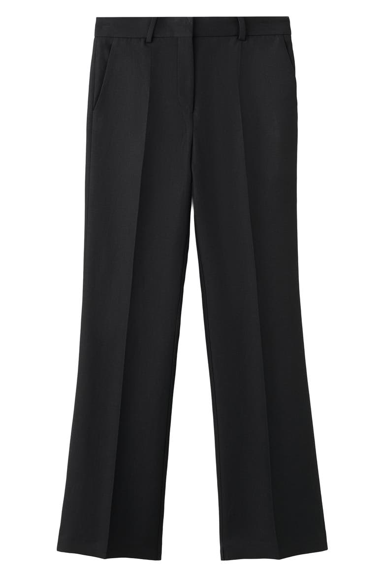 Straight Suit Pants, Alternate, color, BLACK