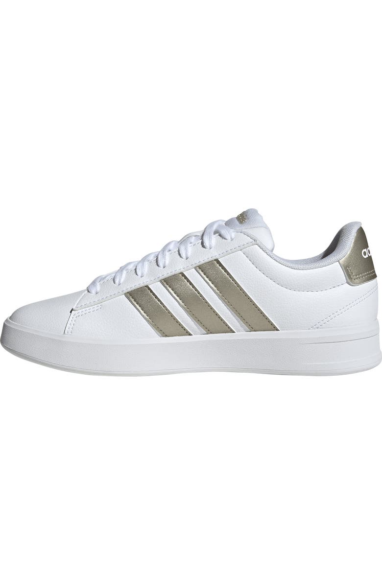 adidas Grand Court 3.0 Sneaker, Alternate, color, White/ Cyber Met./ White