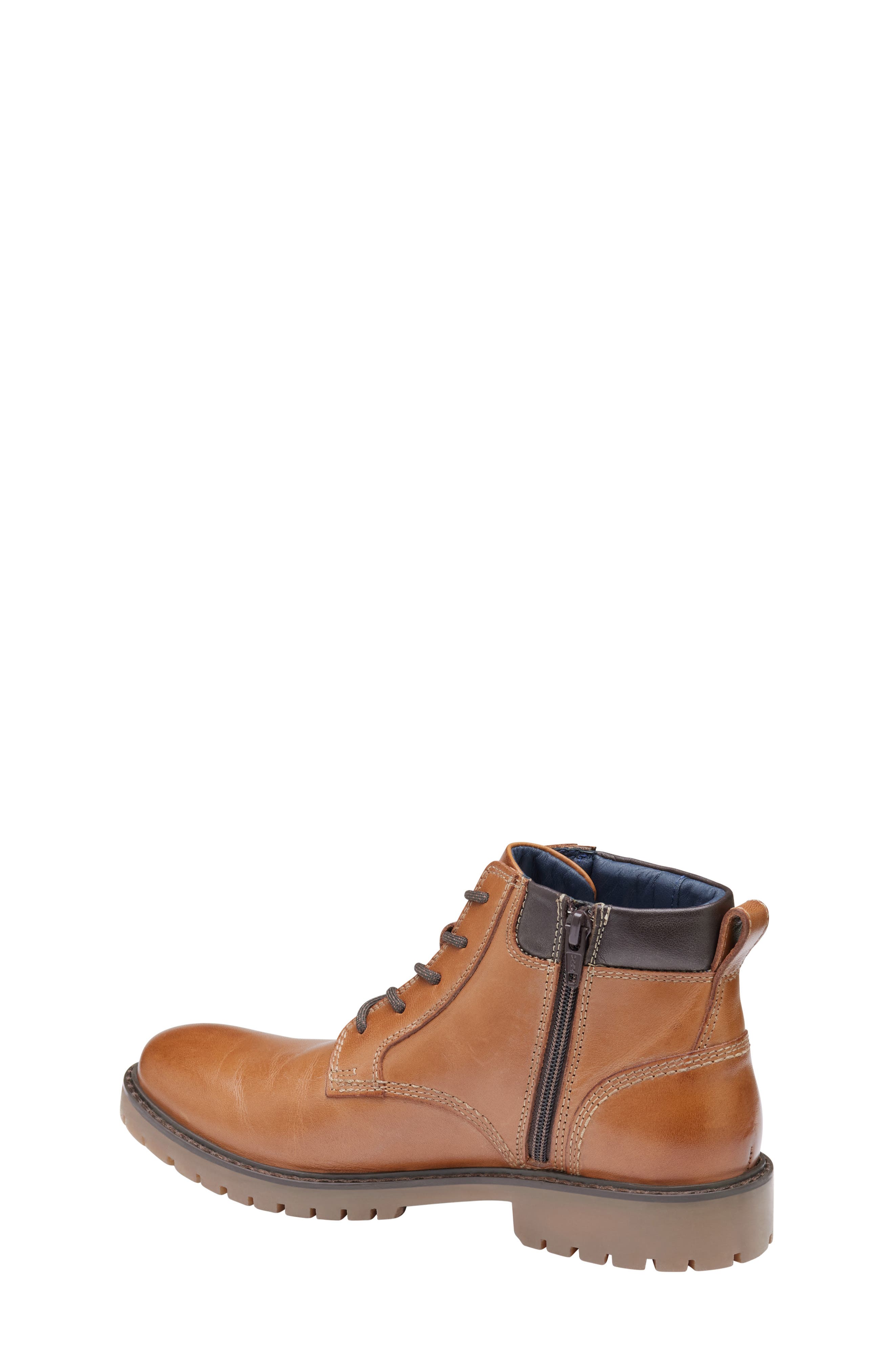 Johnston & Murphy Kids' Patterson Zip Boot, Alternate, color, Tan