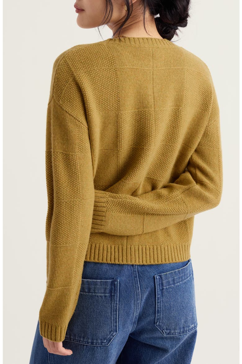Coweth Wool Blend Cardigan, Alternate, color, GOLDEN PEAR