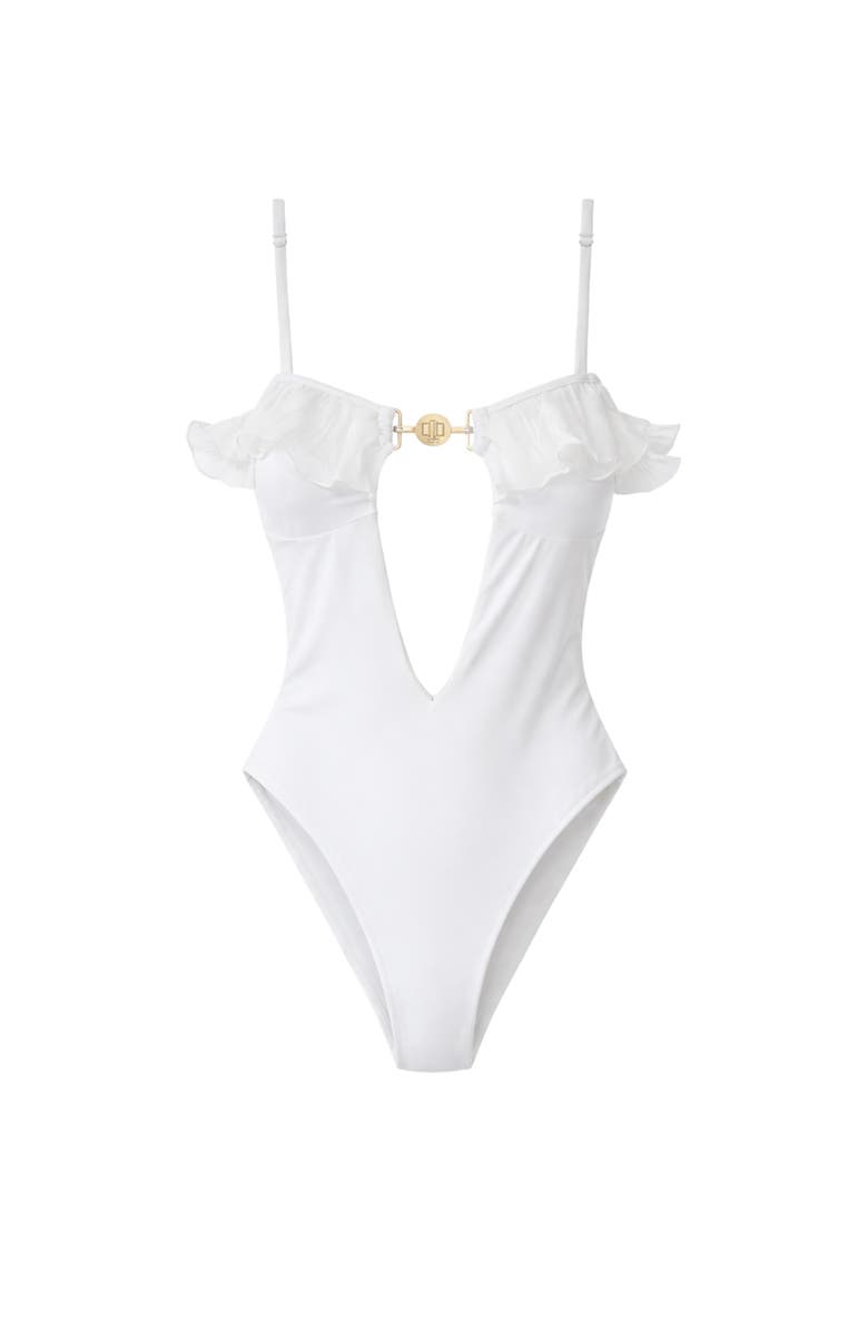 Ivy Swimwear Vida Monokini, Main, color, White