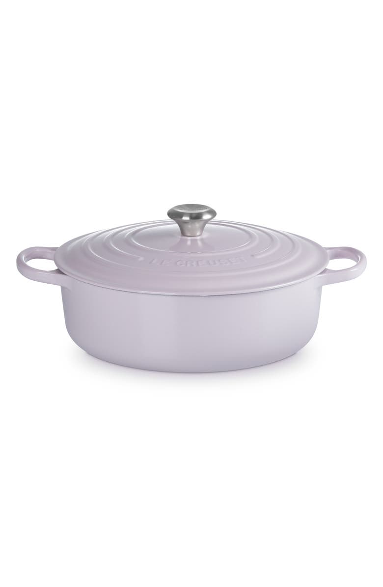 Le Creuset Signature 6 3/4-Quart Round Wide French/Dutch Oven, Alternate, color, Shallot