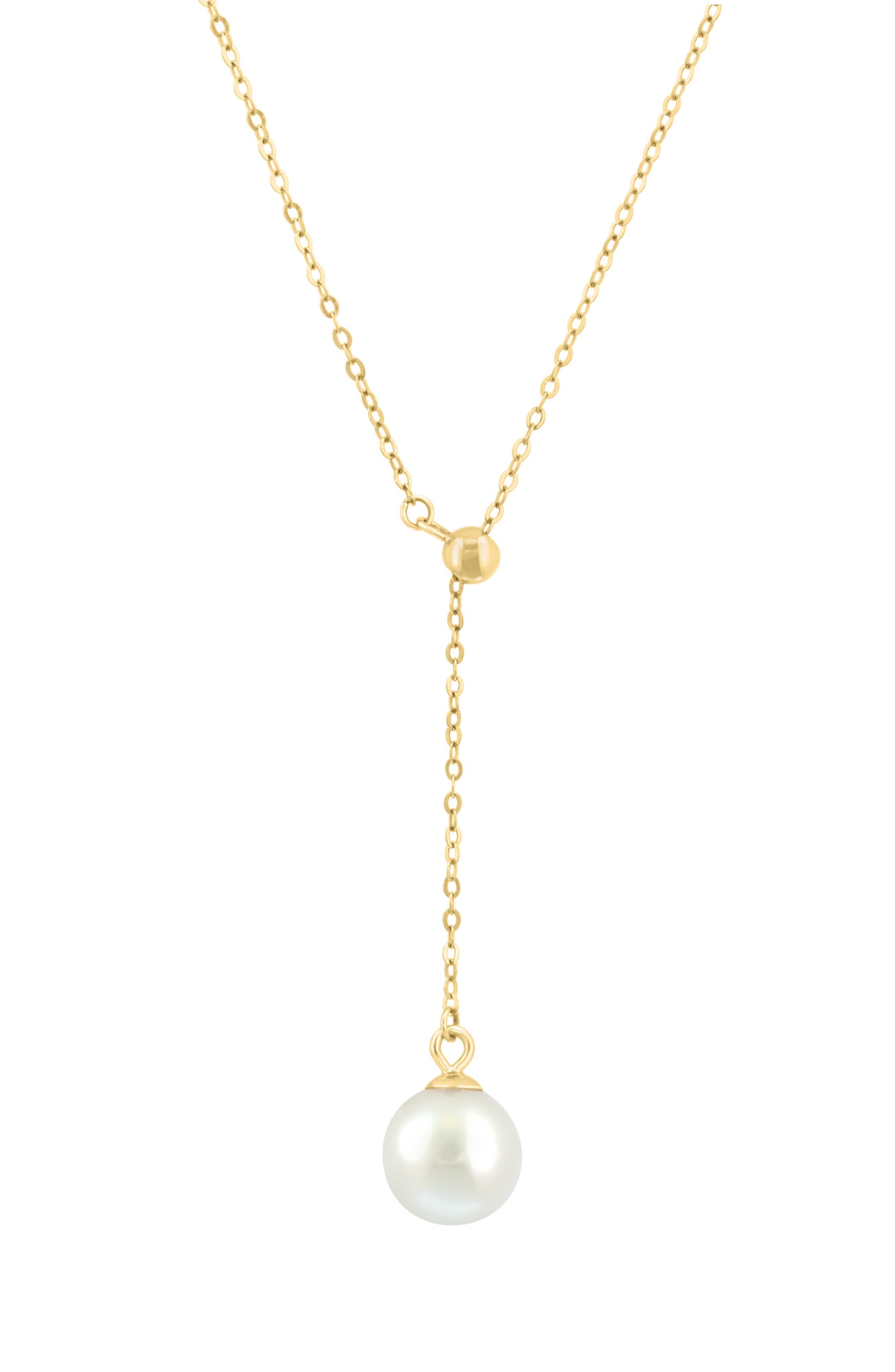 EFFY 14K Gold 4.5mm Freshwater Pearl Y-Necklace