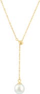 EFFY 14K Gold 4.5mm Freshwater Pearl Y-Necklace