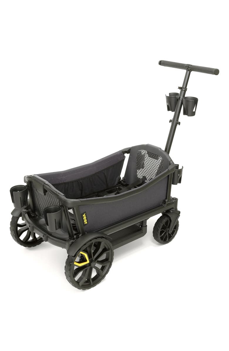 Veer All-Terrain Cruiser 2-Seater Stroller Wagon, Main, color, Heather Grey