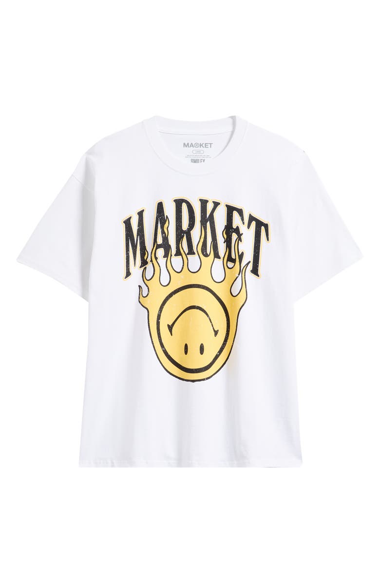 MARKET SMILEY<sup>®</sup> Flame Arch Logo Graphic T-Shirt, Alternate, color, 