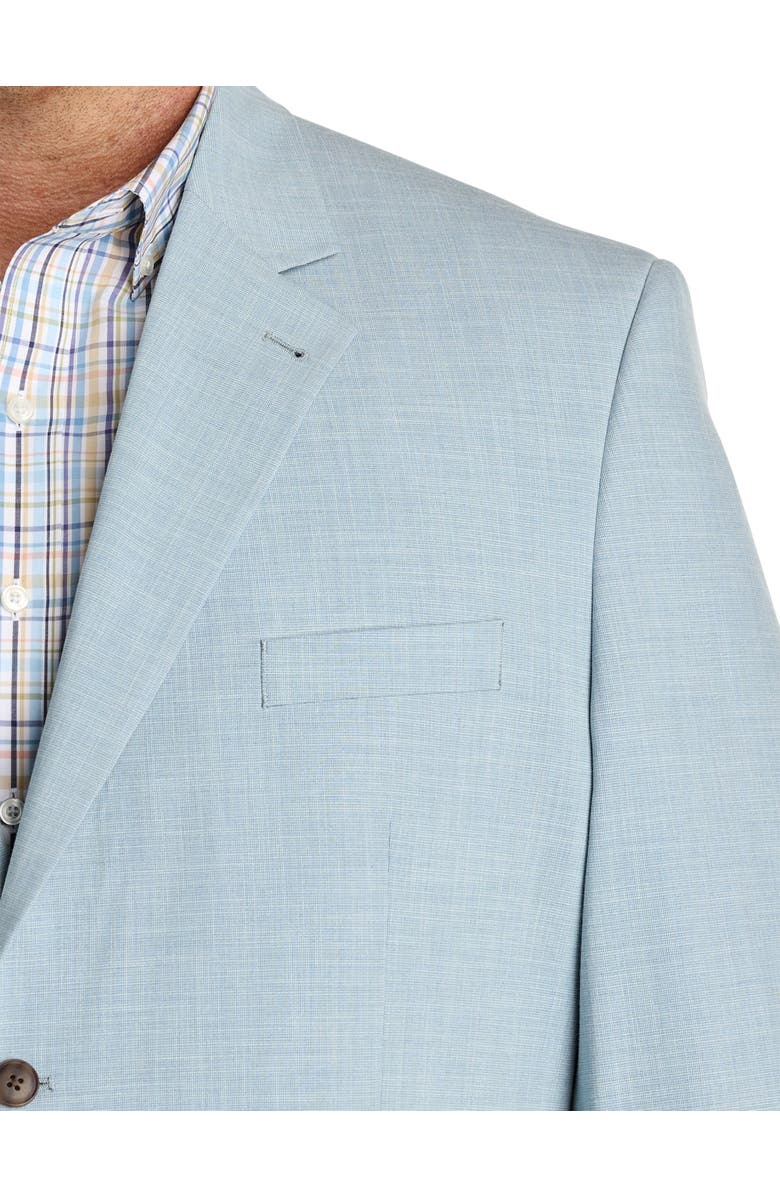 Oak Hill by DXL Big & Tall Cross Hatch Jacket-Relaxer Suit Jacket, Alternate, color, Blue