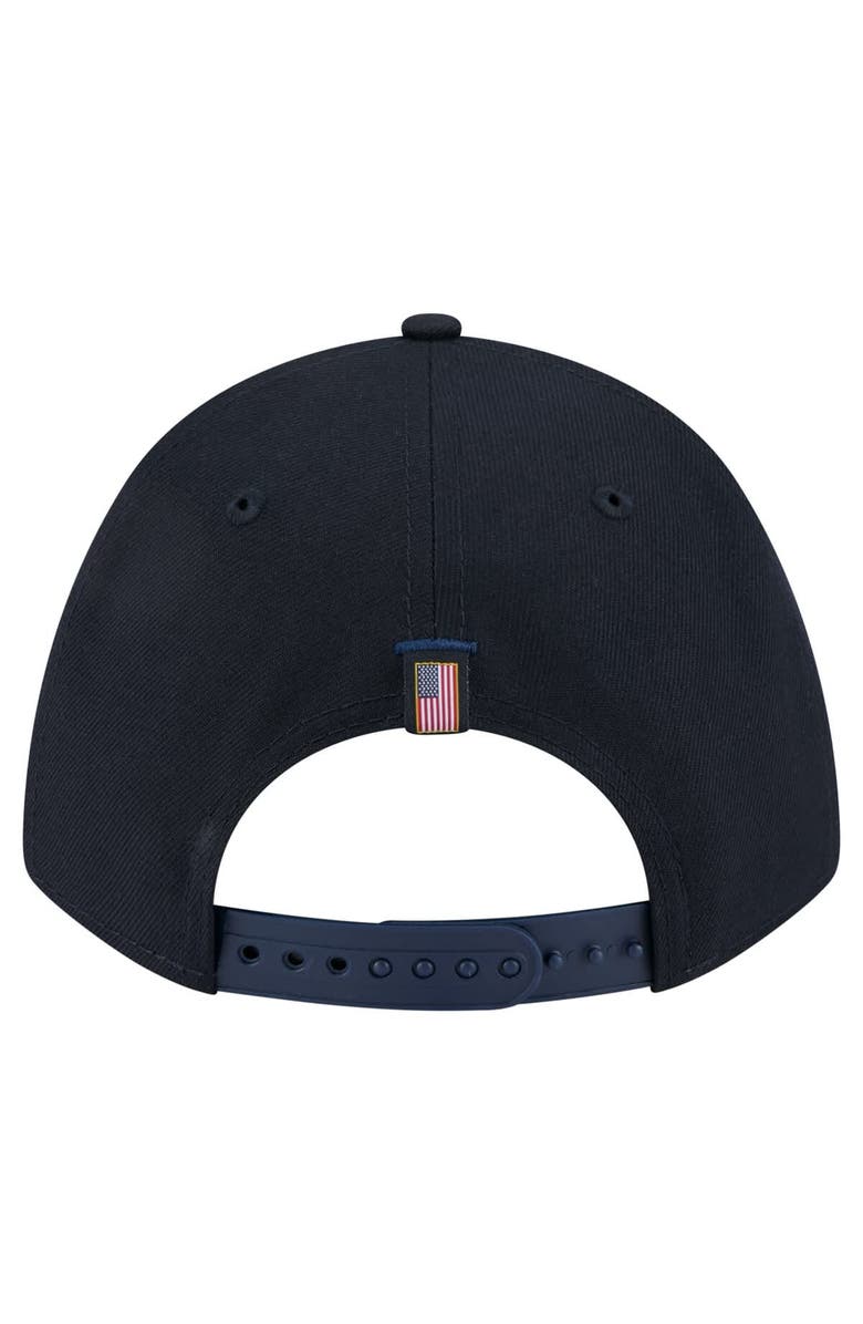 New Era Men's New Era Navy Minnesota Twins American Flag 9FORTY M-Crown A-Frame Adjustable Hat, Alternate, color, 