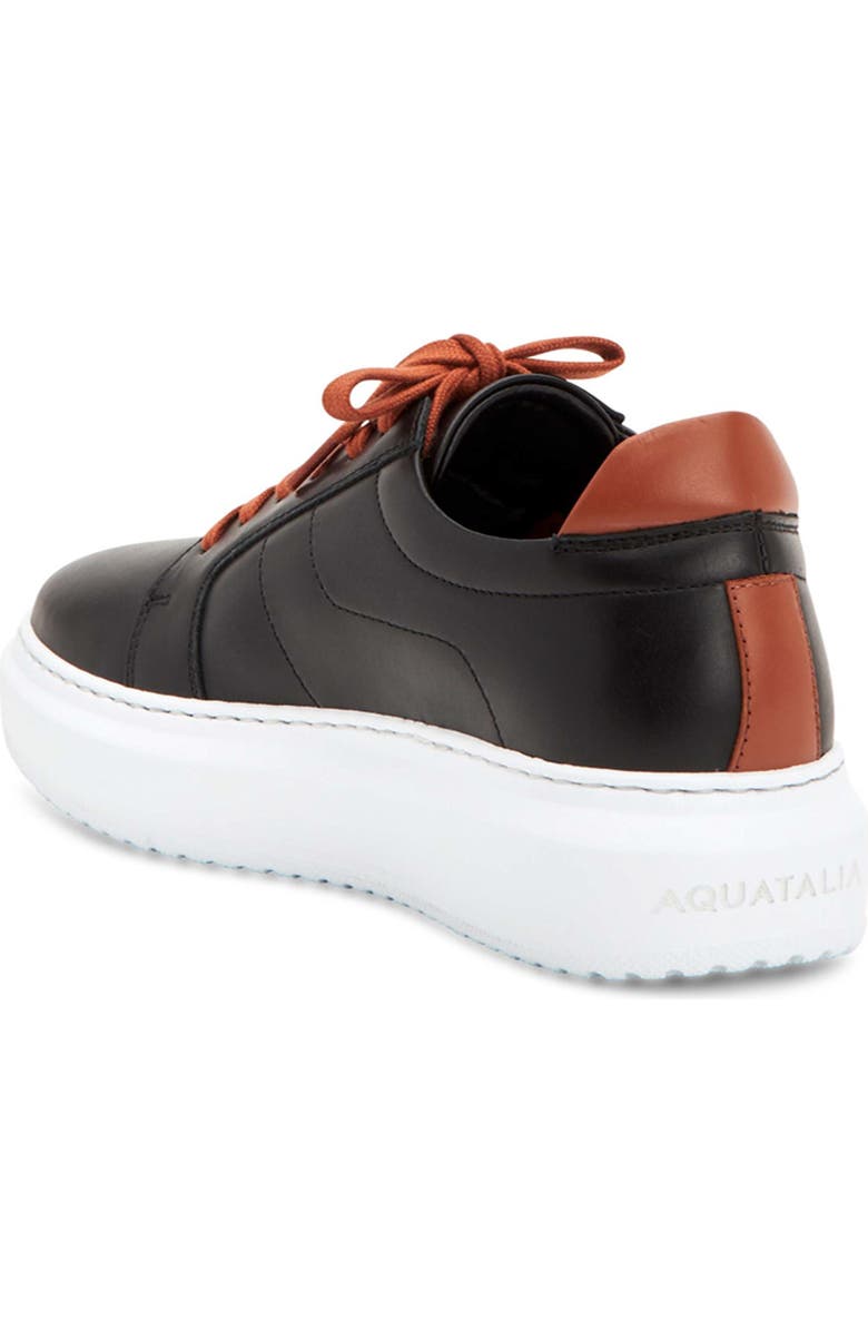 Aquatalia Liz Calfskin Leather Sneaker, Alternate, color,