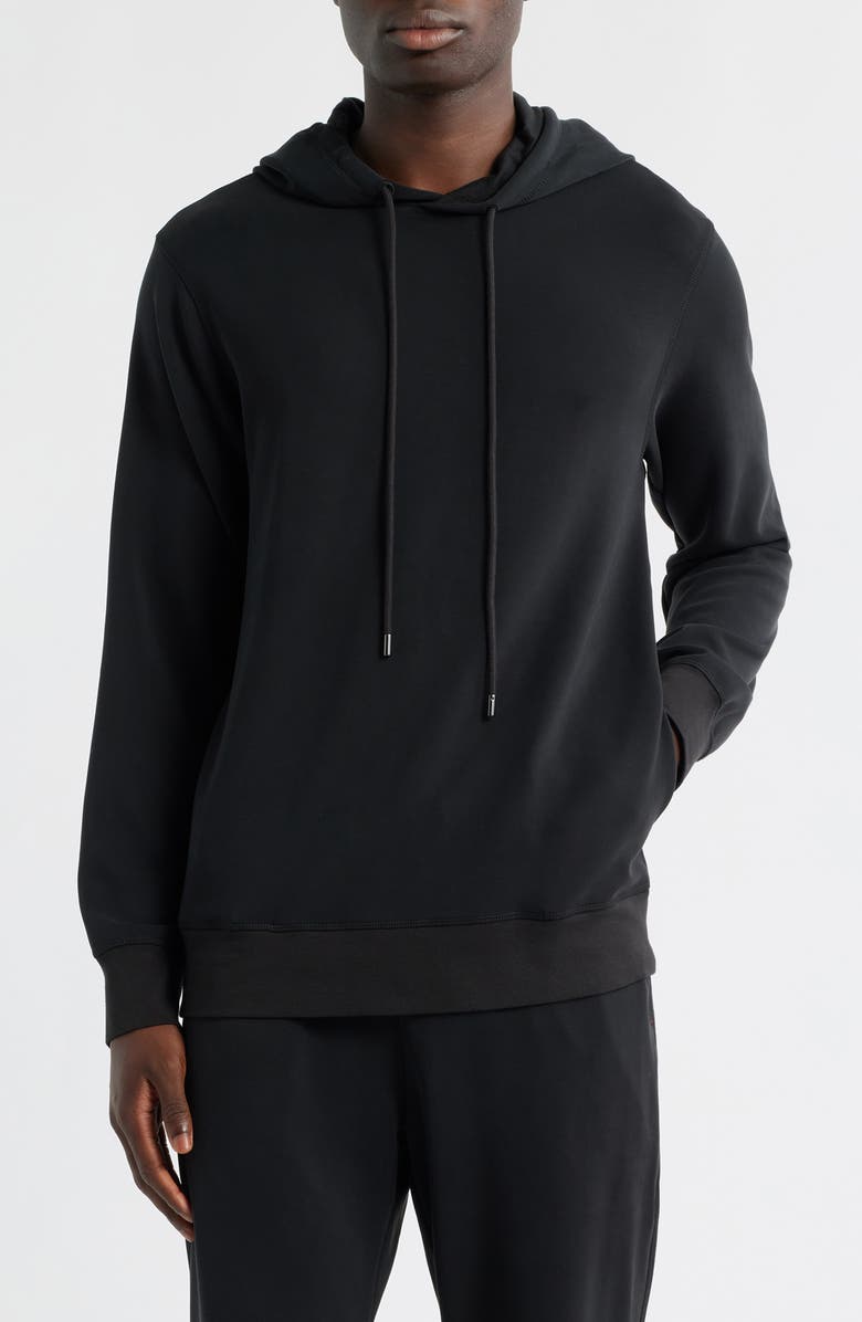 Daniel Buchler Supersoft Hoodie, Main, color, Black