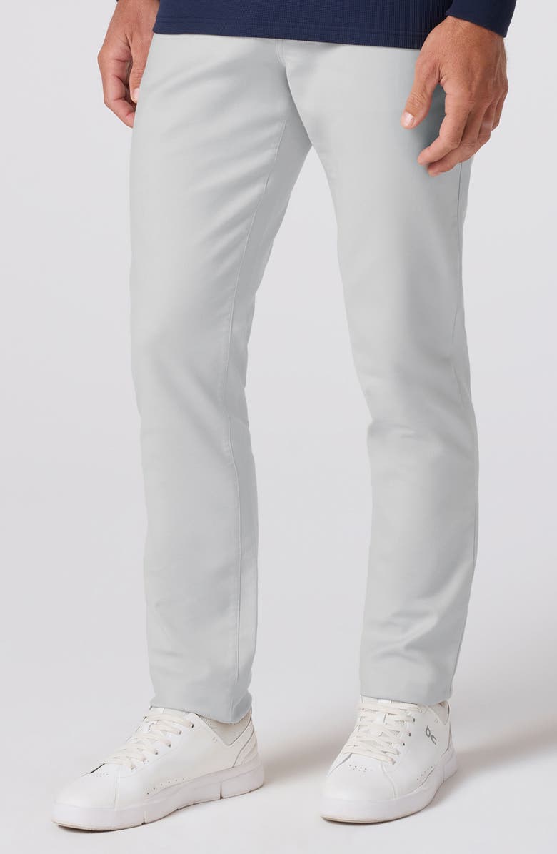 Mizzen+Main Mayfield Slim Fit Five-Pocket Twill Pants, Alternate, color, Aluminum