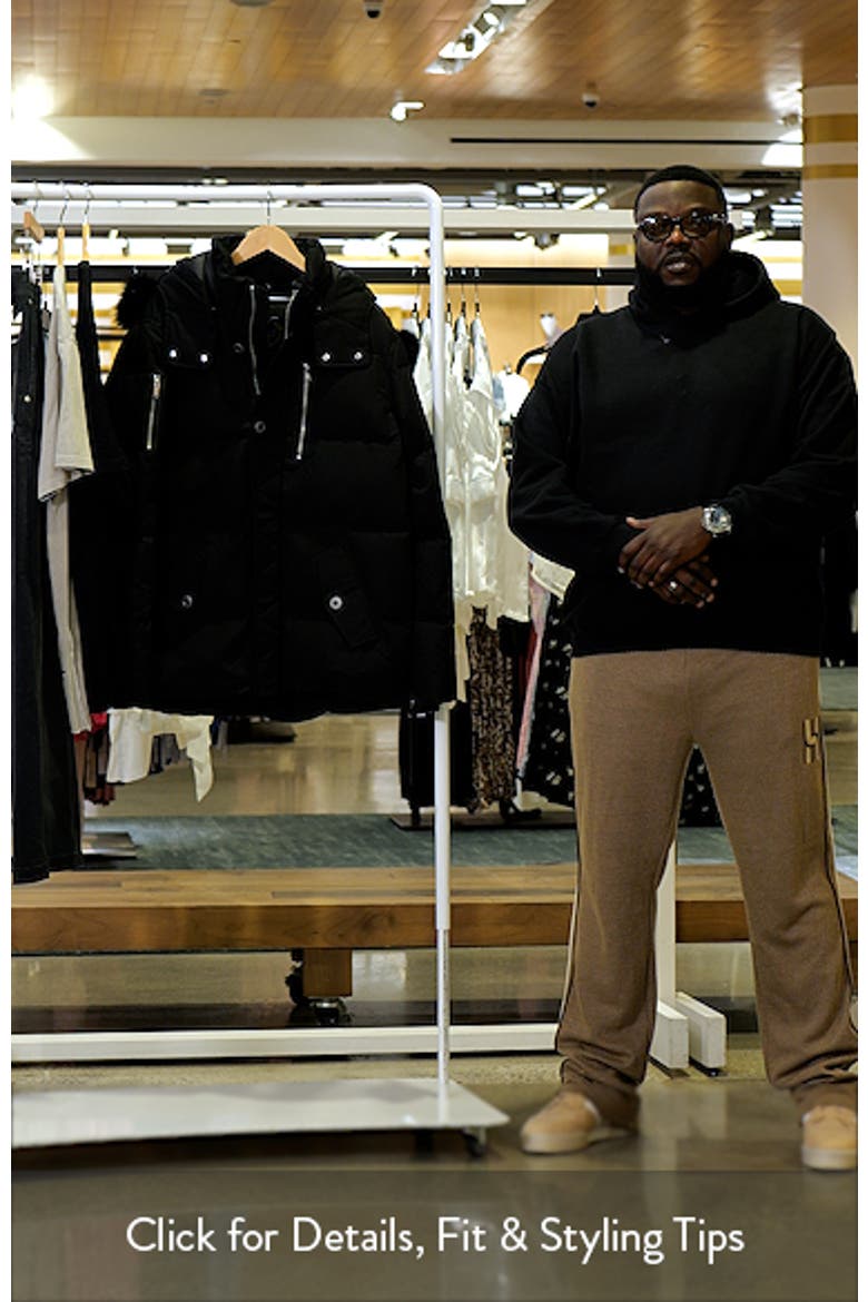Original 3Q Genuine Shearling Trim Water Resistant & Wind Resistant Down Puffer Jacket video