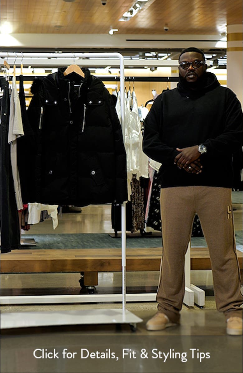 Original 3Q Genuine Shearling Trim Water Resistant & Wind Resistant Down Puffer Jacket, sales video thumbnail