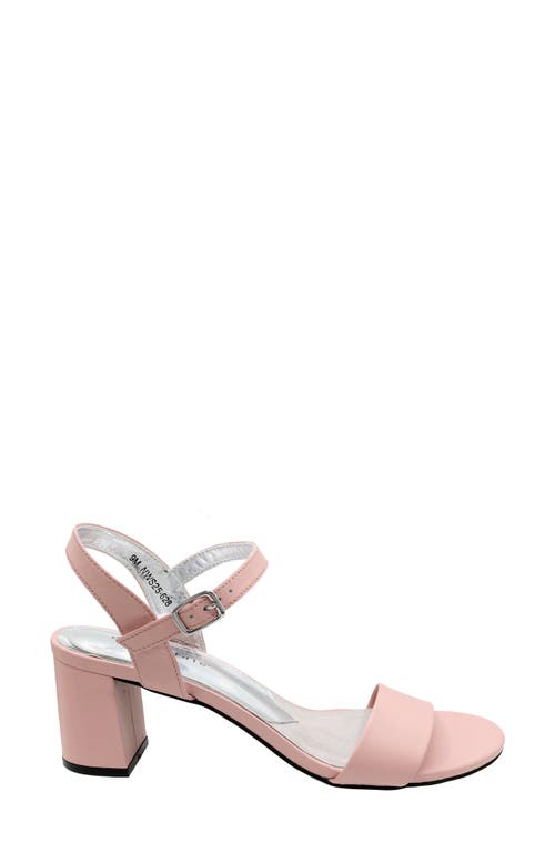 David Tate Ageless Ankle Strap Sandal In Pink