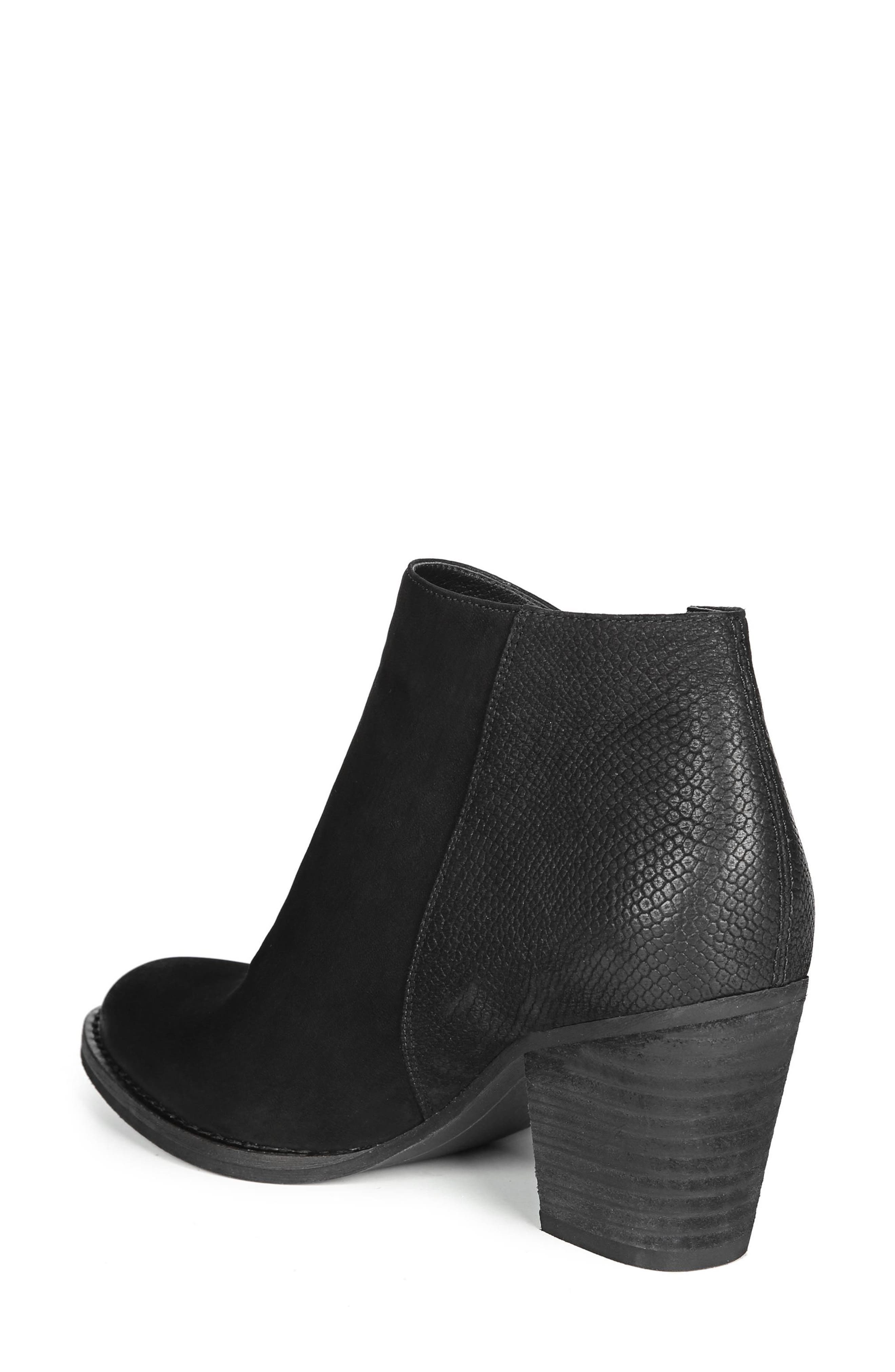 Macon Bootie, Alternate, color, BLACK NUBUCK LEATHER