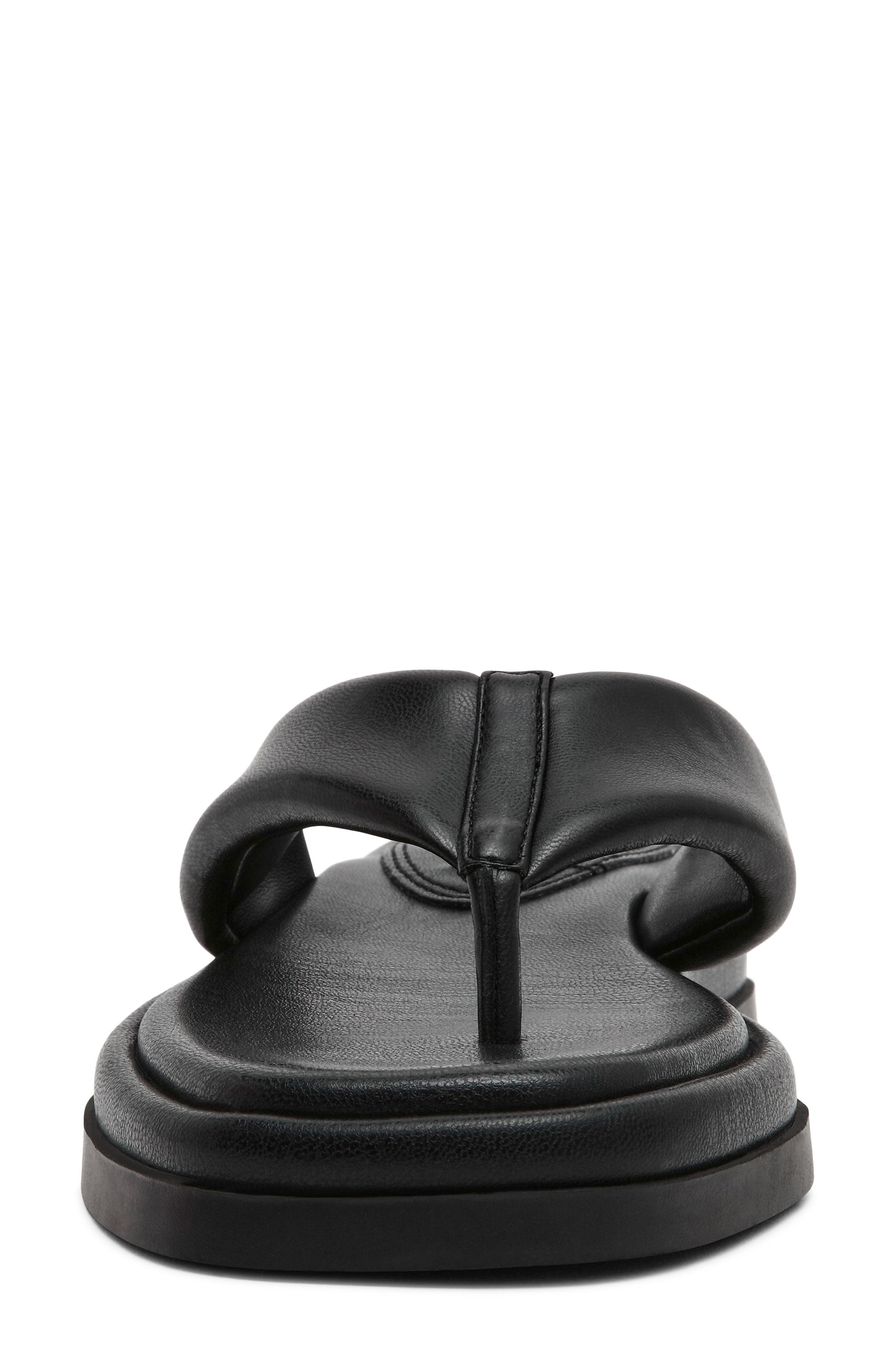 Steve Madden Bella Thong Platform Slide Sandal, Alternate, color, Black