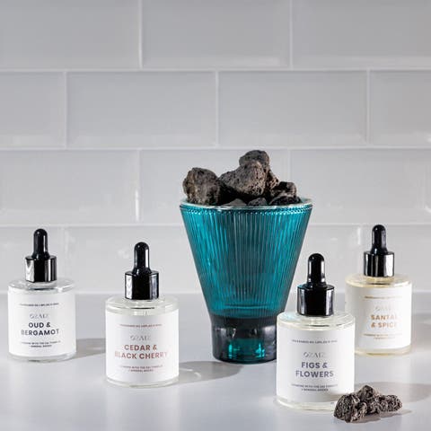 Zai Lava Rock Diffuser In Cedar & Black Cherry