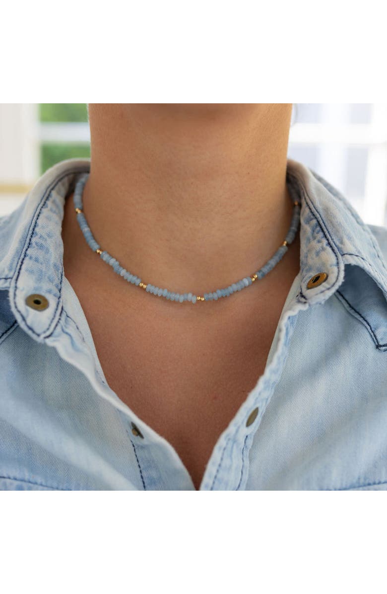 Erin McDermott Jewelry Mint Mojito Gemstone Necklace, Alternate, color, Green