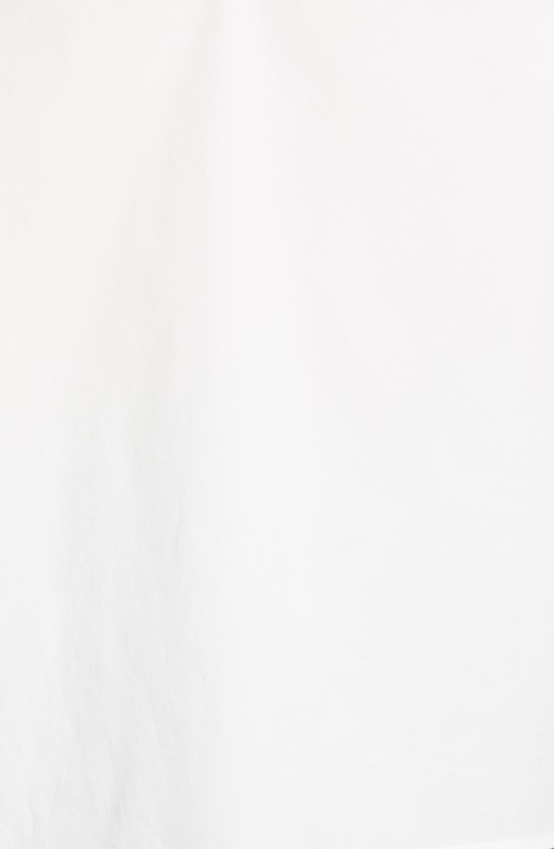 Sea Tabitha Ruffle Balloon Sleeve Stretch Cotton Blouse, Alternate, color, 