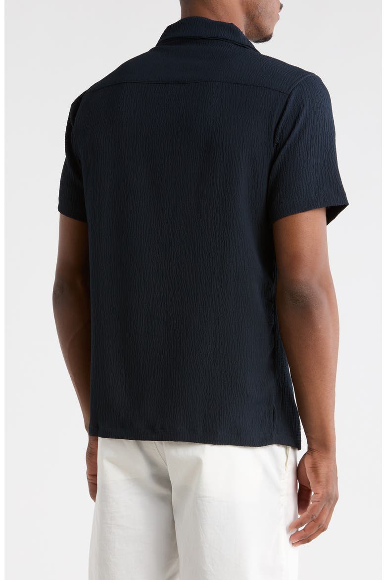 Relaxed Fit Camp Shirt, Alternate, color, NAVY