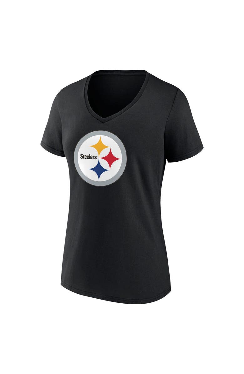 FANATICS Women's Fanatics Branded Kenny Pickett Black Pittsburgh Steelers Player Icon Name & Number V-Neck T-Shirt, Alternate, color, 