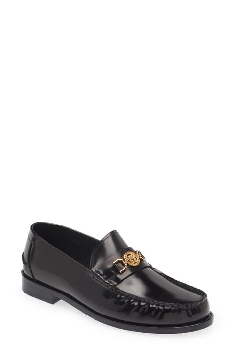 ドレスシューズ・革靴・ビジネスシューズ VERSACE Loafers Men Suede Black Men's Versace Dress Loafers | Nordstrom