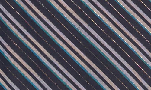 Everyday Ritual Kelsea Striped Maxi Coverup Dress In Midnight Stripe