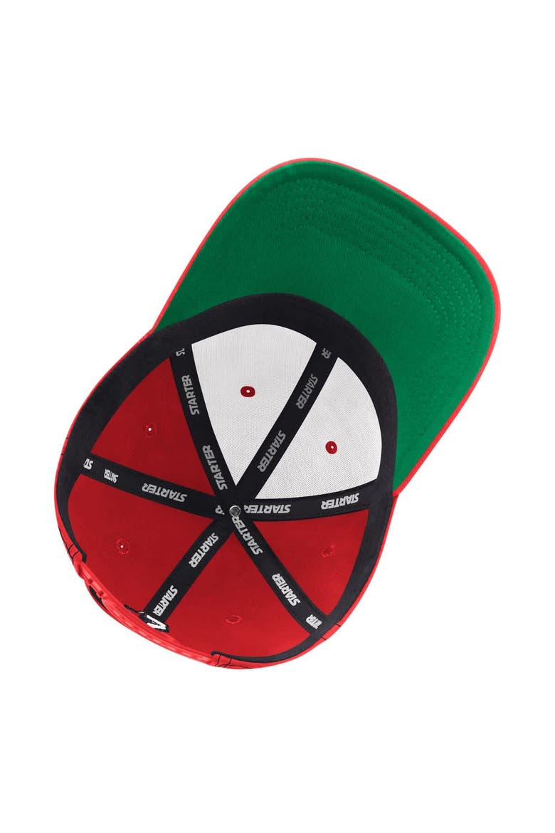 Men's Starter  Red New Jersey Devils Sphere II Curved Starfit Adjustable Hat, Alternate, color, Red