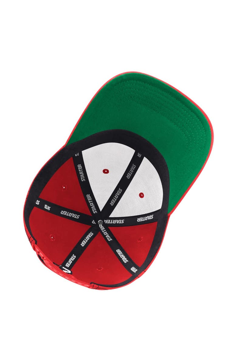 STARTER Men's Starter Red New Jersey Devils Sphere II Curved Starfit Adjustable Hat, Alternate, color, Red