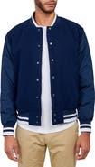 CONSTRUCT Solid Varsity Jacket