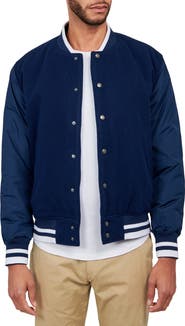 CONSTRUCT Solid Varsity Jacket