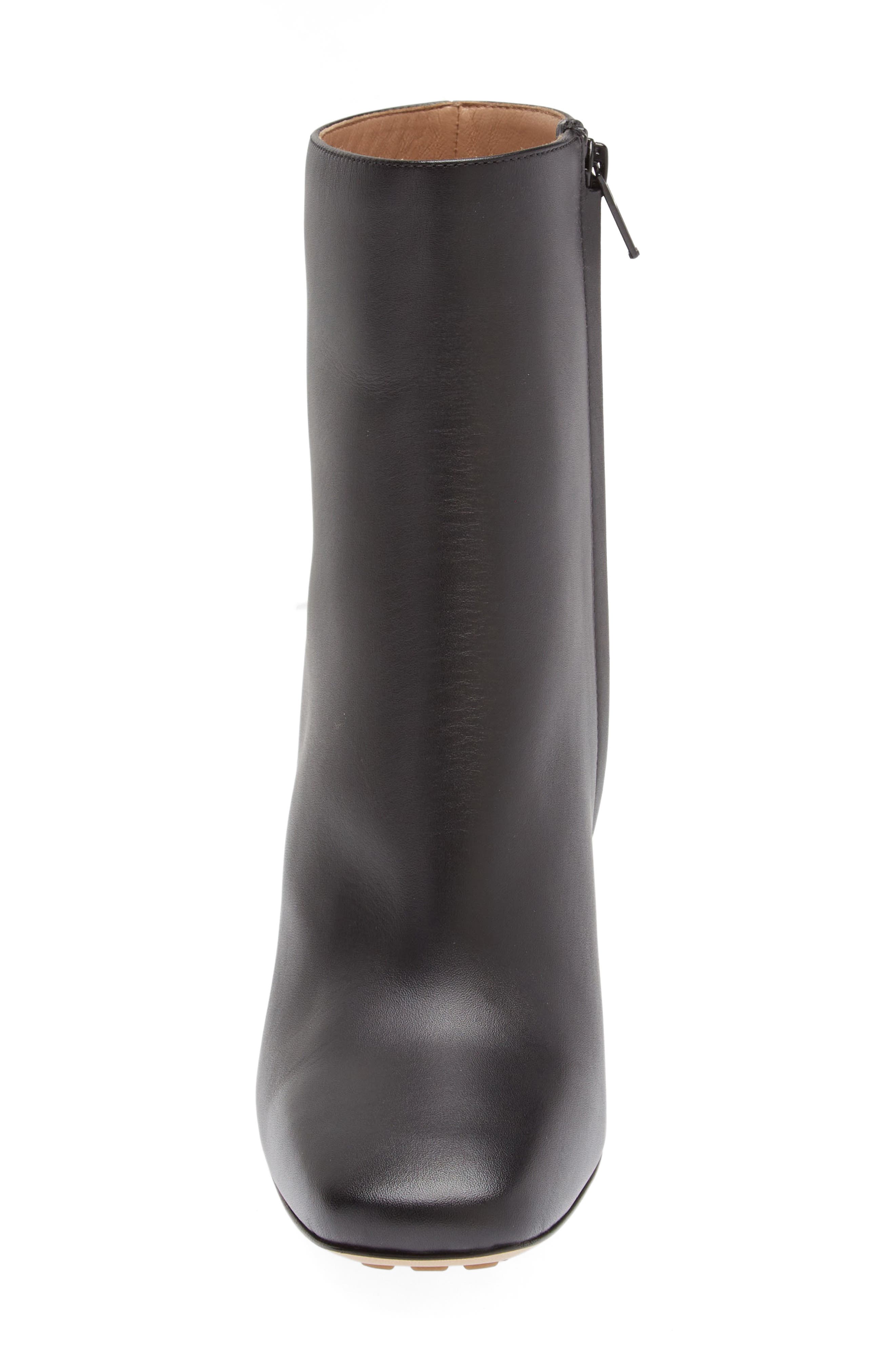 Bottega Veneta Knot Heel Bootie, Alternate, color, Black