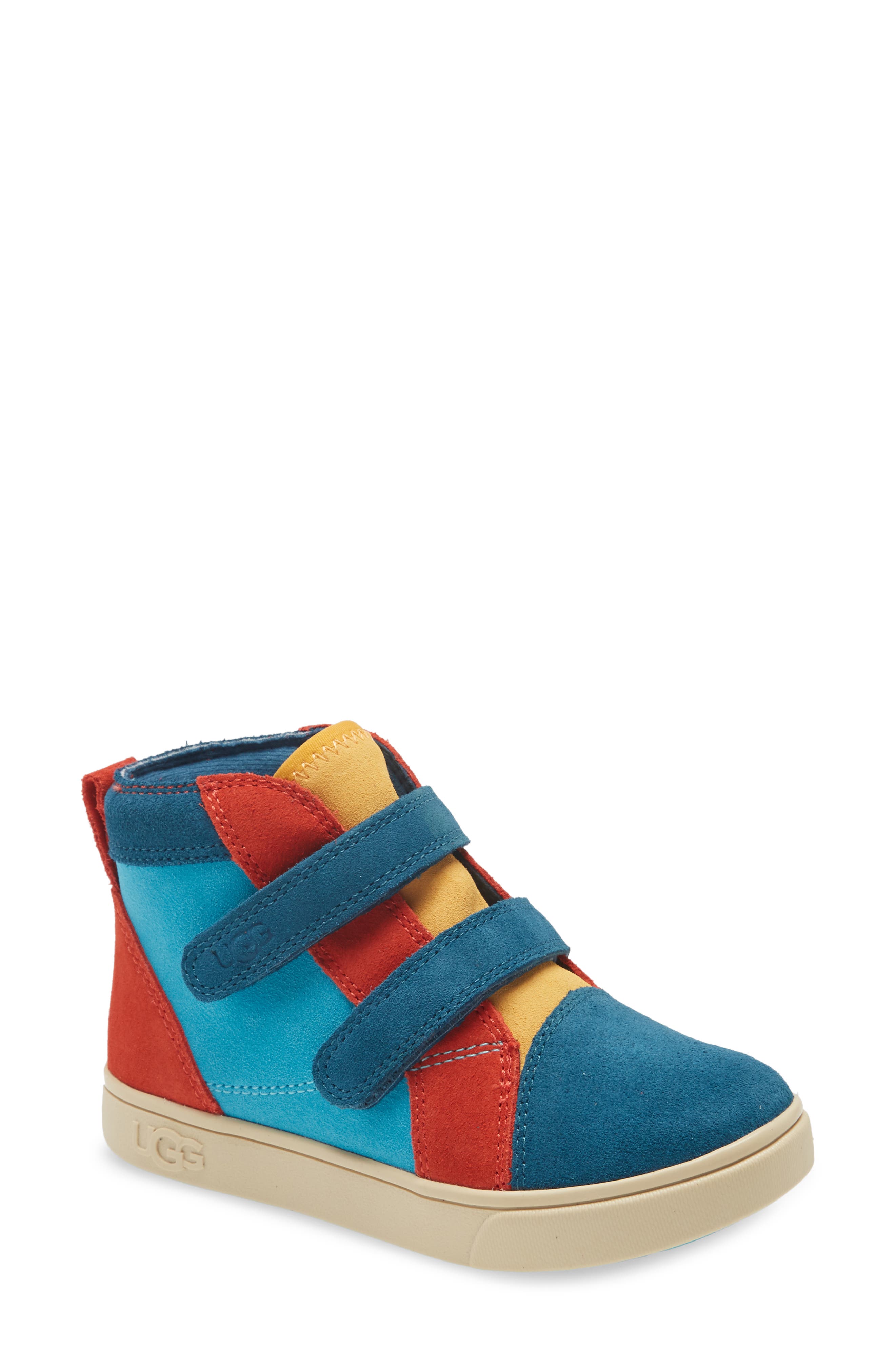 Rennon High Top Sneaker, Main, color, MARINA BLUE / OASIS BLUE