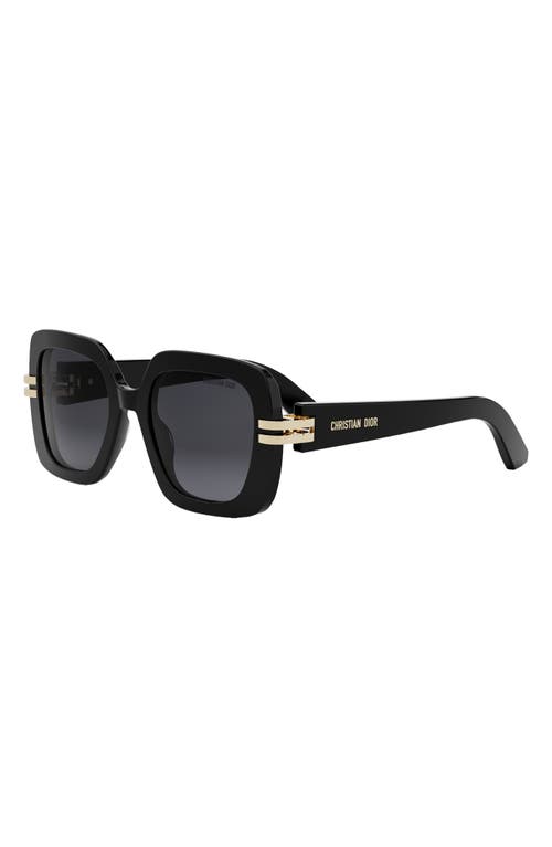Dior Eyewear C S2i Square Frame Sunglasses In Black