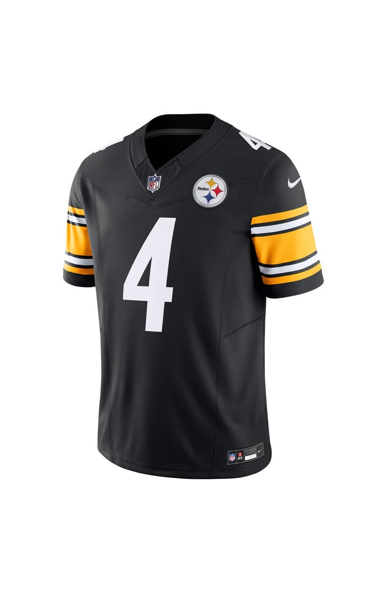 Nike Men's Nike DK Metcalf Black Pittsburgh Steelers Team Vapor F.U.S.E. Limited Jersey, Alternate, color, Black