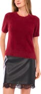 Vince Camuto Short Sleeve Sweater