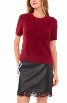 Vince Camuto Short Sleeve Sweater