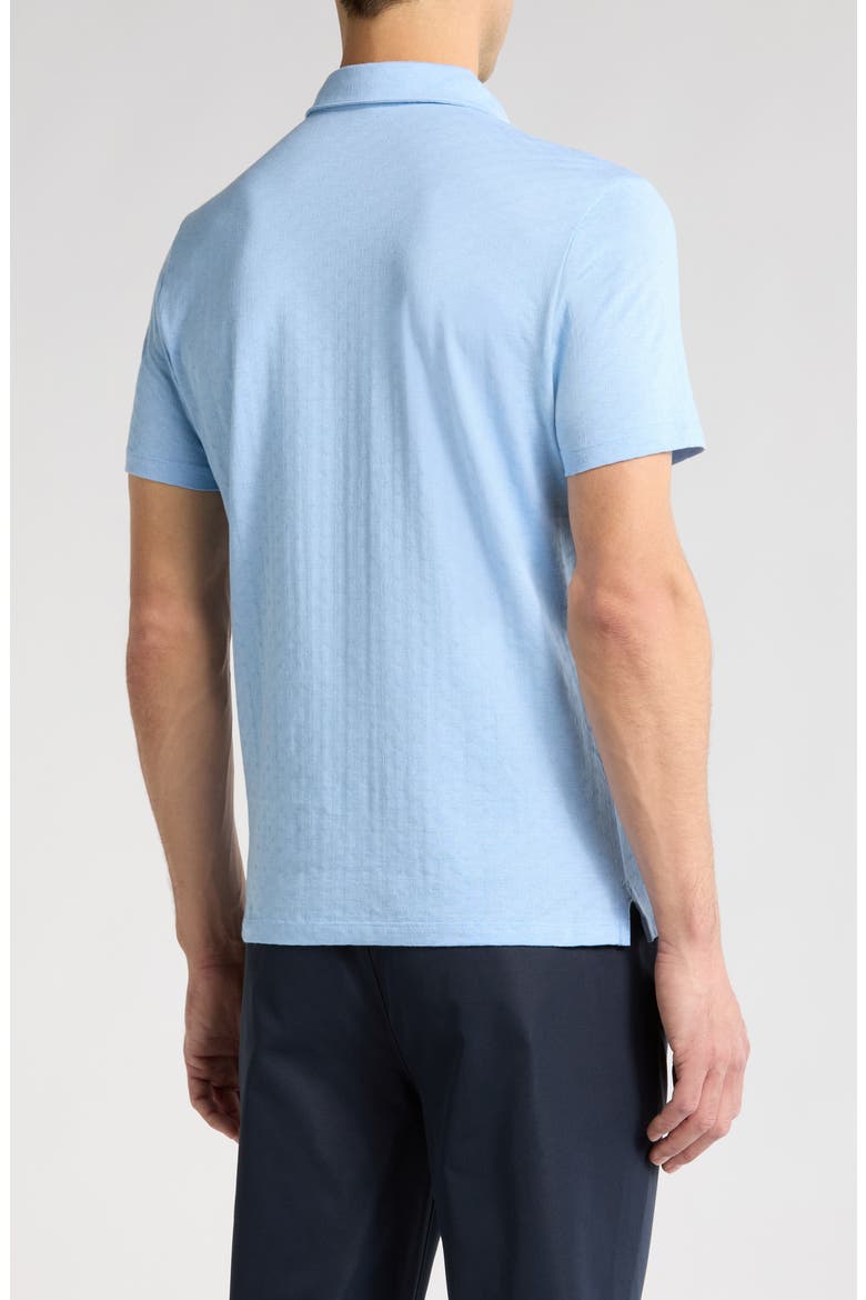 Mirage Geo Jacquard Polo, Alternate, color, LIGHT BLUE