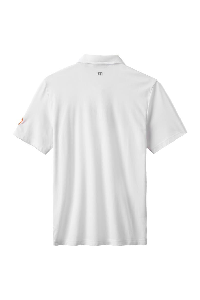 Men's TravisMathew White San Francisco Giants Top Recruit Tri-Blend Polo, Alternate, color, White
