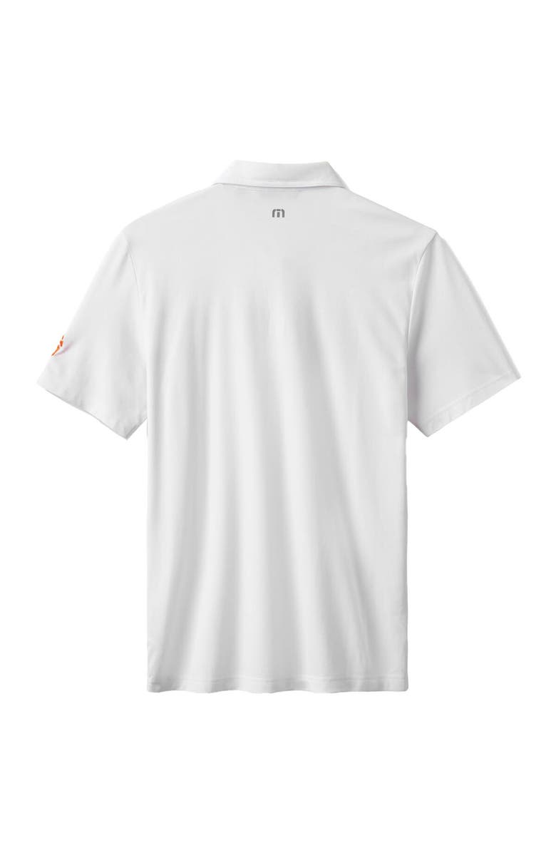 TravisMathew Men's TravisMathew White San Francisco Giants Top Recruit Tri-Blend Polo, Alternate, color, White