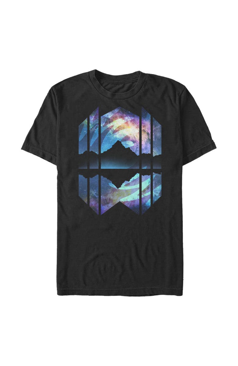Lost Gods Men's Lost Gods Geometric Northern Lights Graphic T-Shirt, Main, color, Black