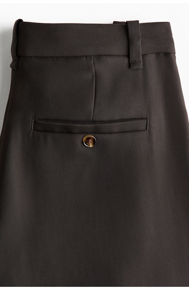 H&M Tailored Trousers, Alternate, color, Dark Brown