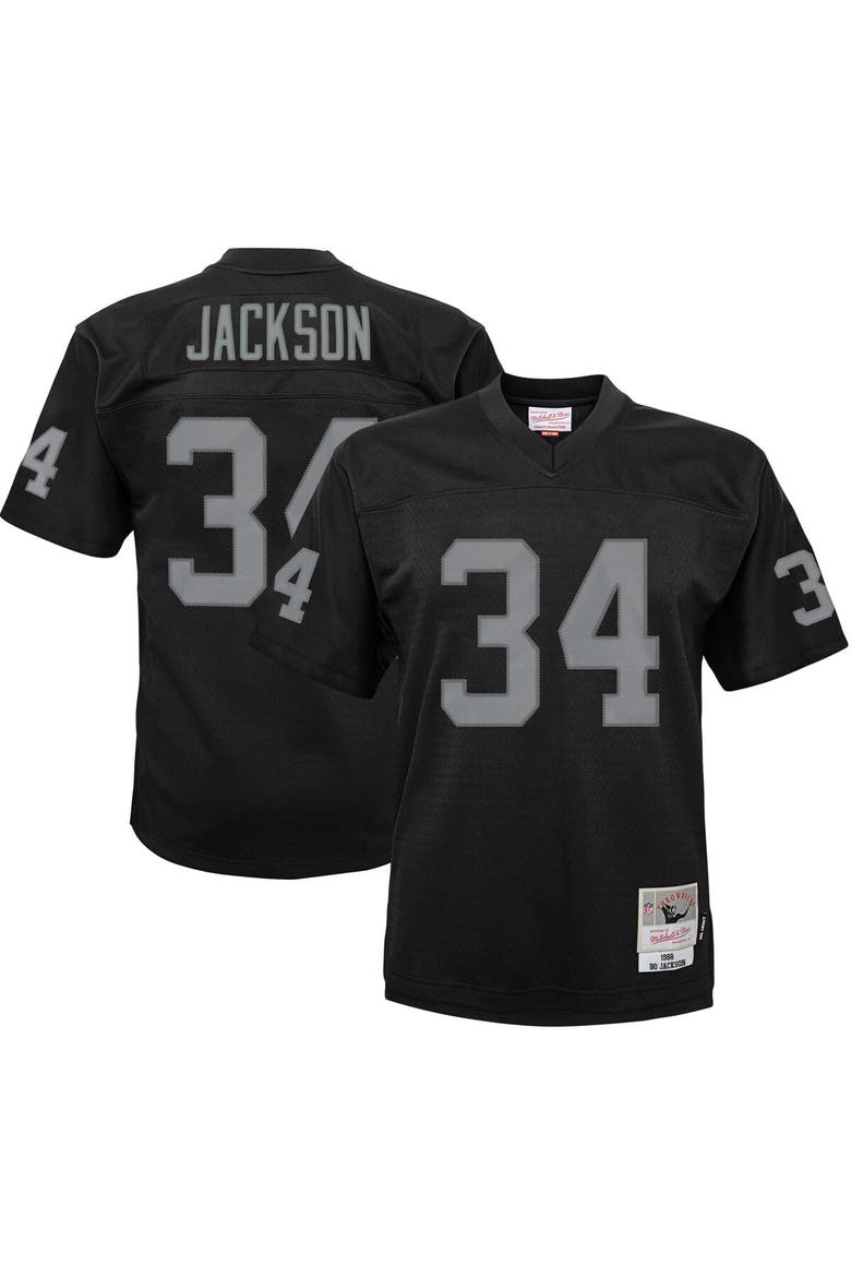 Infant Mitchell & Ness Bo Jackson Black Las Vegas Raiders 1988 Retired Legacy Jersey, Main, color, Black