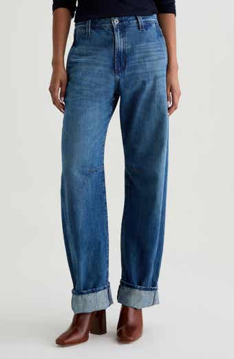 AG Mercer Cuffed Barrel Jeans