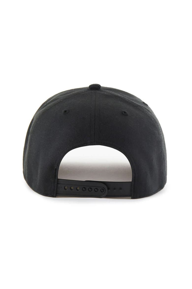 Men's '47  Black Boston Celtics Nothing But Net Hitch Adjustable Hat, Alternate, color, Black