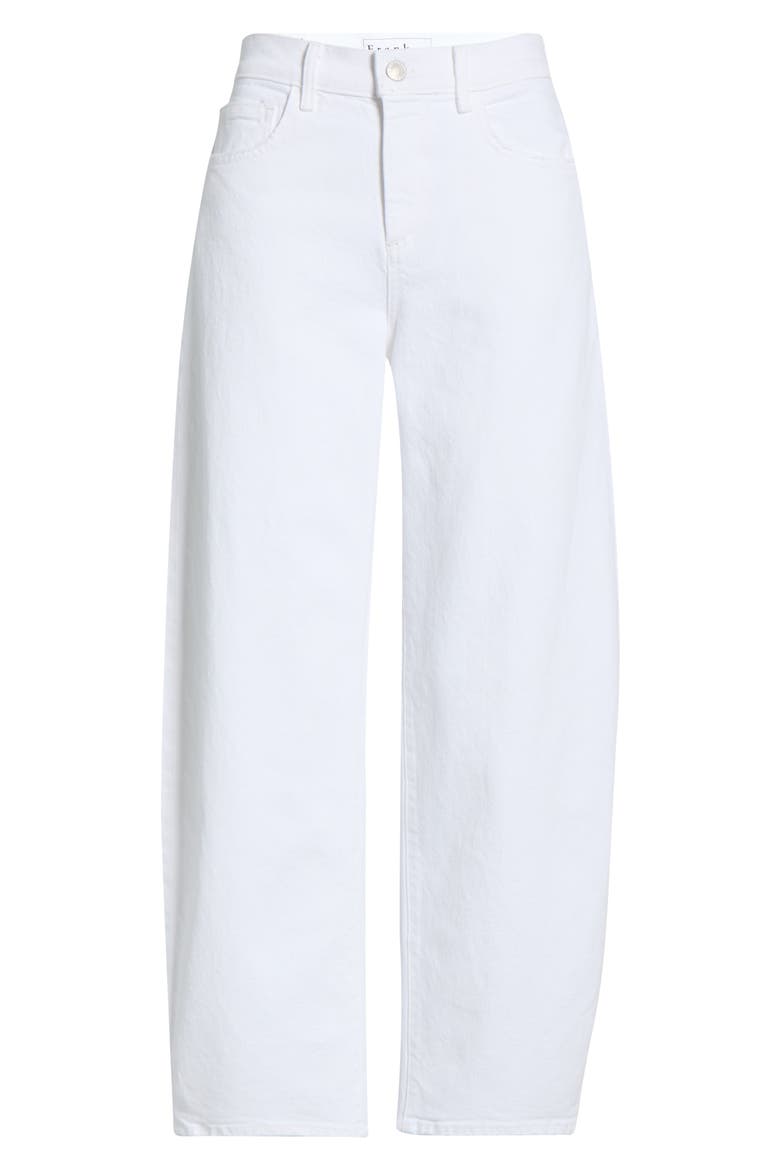 Brennan Barrel Leg Jeans, Alternate, color, WHITE