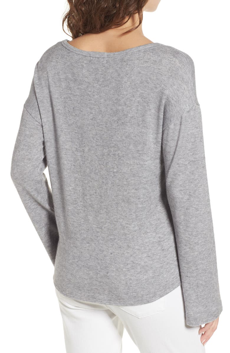 Socialite Tie Waist Pullover, Alternate, color, 