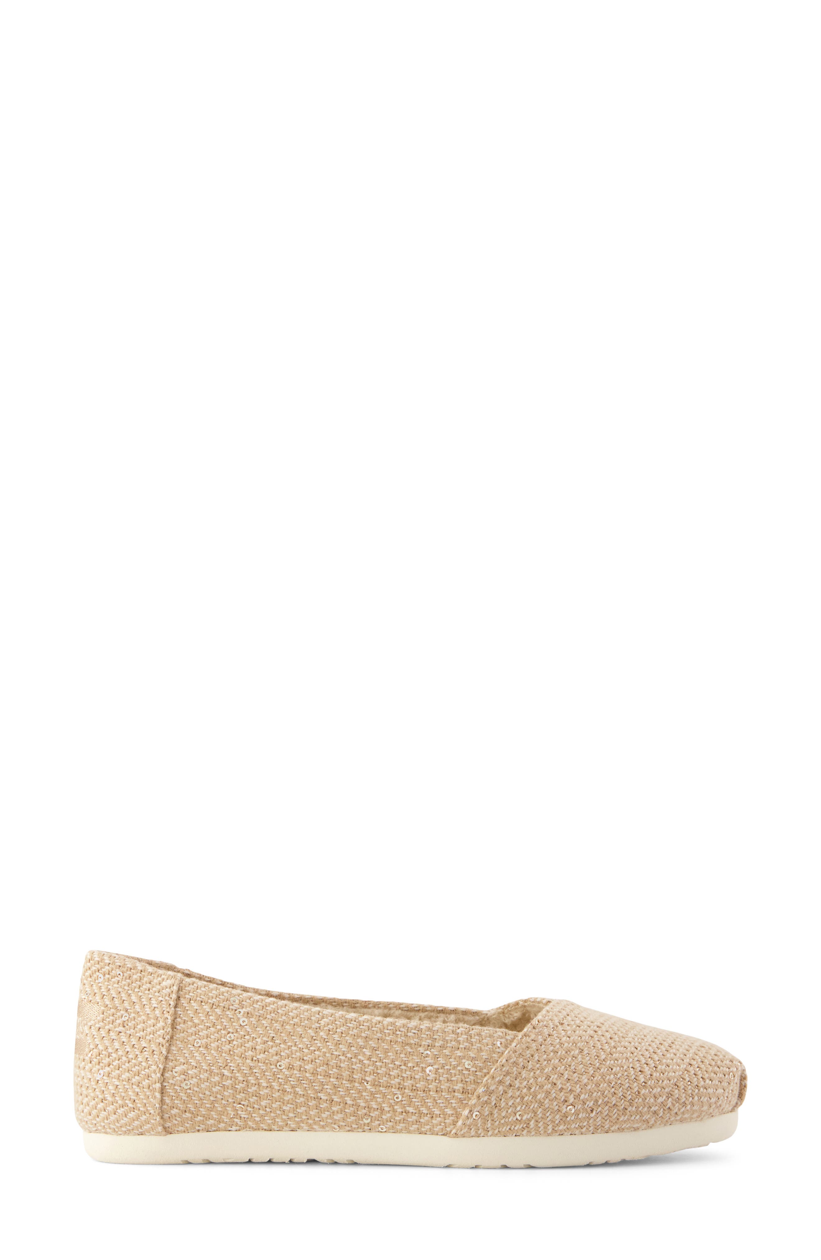 Alpargata Ballet Flat, Alternate, color, BEIGE