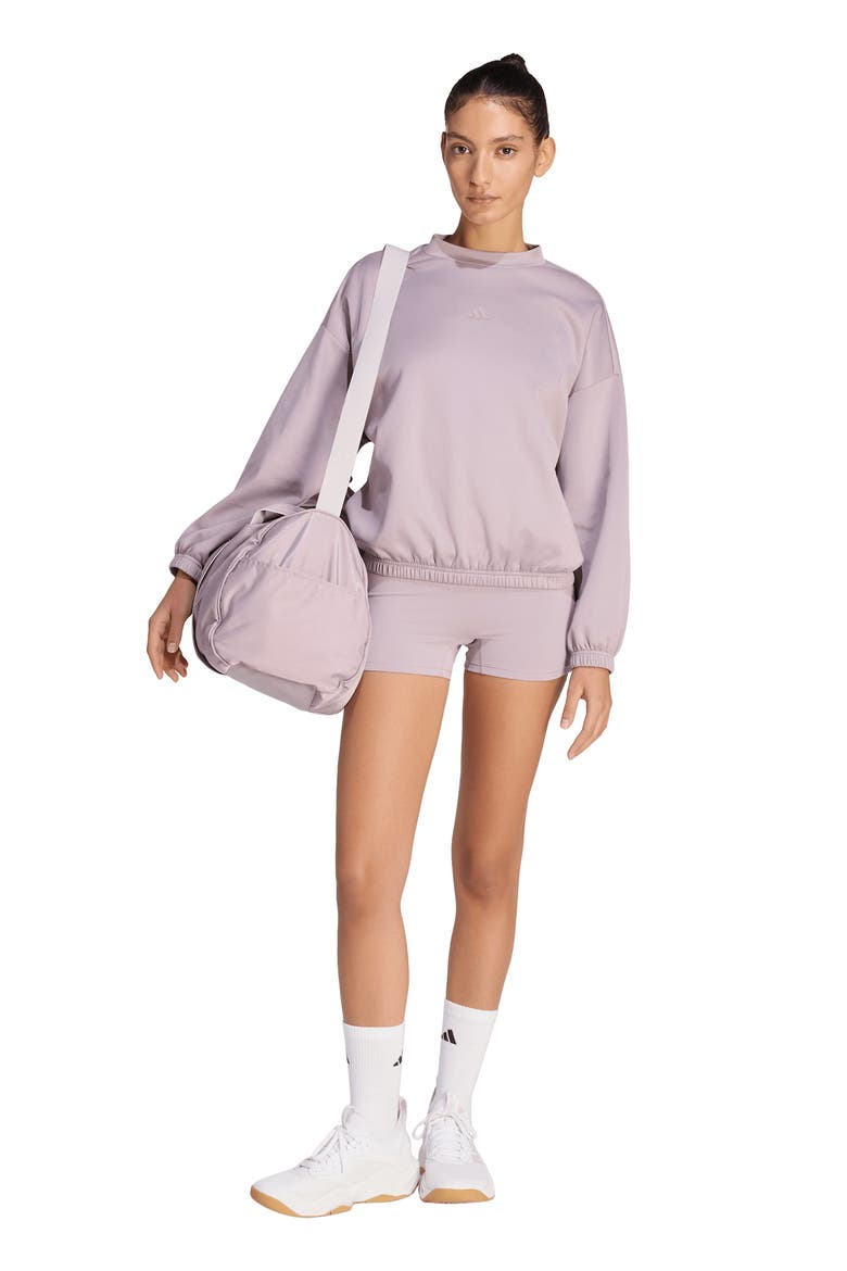 Motion Yoga Essentials Cover-Up Sweatshirt, Alternate, color, PRELOVED FIG